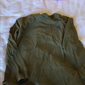 Green long sleeve tee